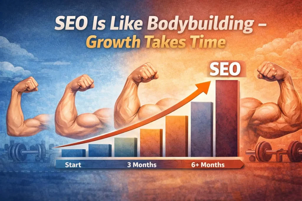 SEO is like Bodybuilding